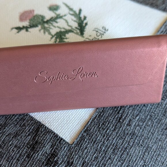 Sophia Loren Womens Eyeglasses M178 Zyloware Brown Metal Frame 54-17-135 - Picture 2 of 8